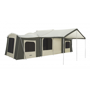 26 x 8 ft. Grand Cabin Luxury Camping Tent with Awning by Kodiak Canvas