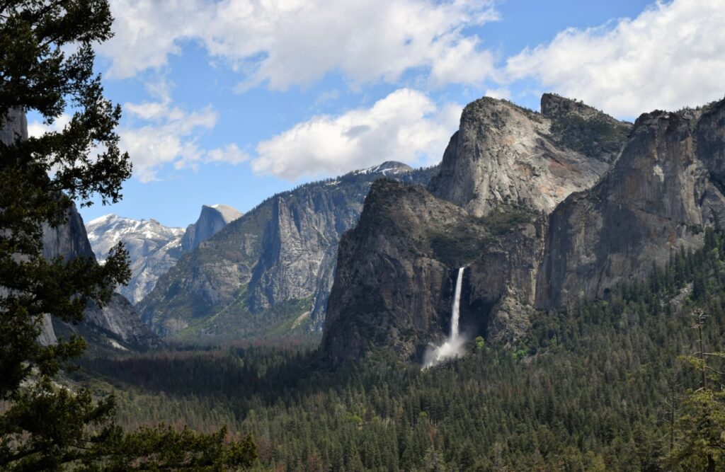 A view of Yosemite Valley in Yosemite National Park