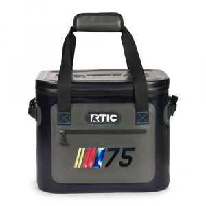 30 Can NASCAR Soft Pack Cooler, Blue / Grey, Block 75 Logo