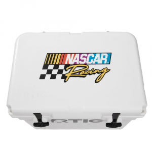 NASCAR 20 QT Hard Cooler, White, NASCAR Racing Logo