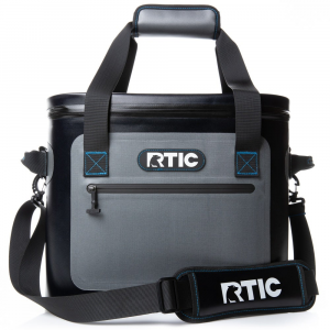 RTIC 30 Can Soft Pack Cooler, Blue / Grey Leakproof & Puncture Proof