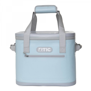 RTIC 30 Can Soft Pack Cooler, Sky Blue Leakproof & Puncture Proof
