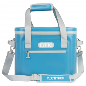 RTIC 30 Can Soft Pack Cooler, Slate Blue Leakproof & Puncture Proof