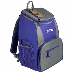 15 Can Lightweight Backpack Cooler, , Lavender & Grey, Adjustable Straps, Padded